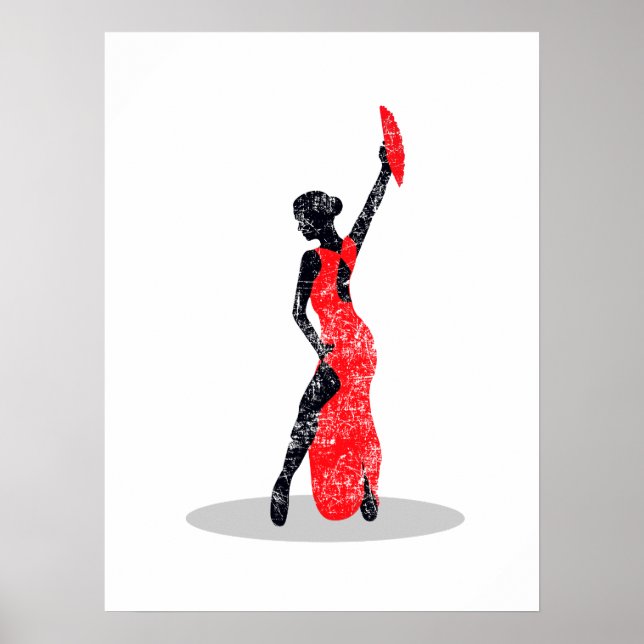 Flamenco Dancer Poster (Front)