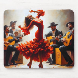 Flamenco Dancer Spanish Music Band  Mouse Mat