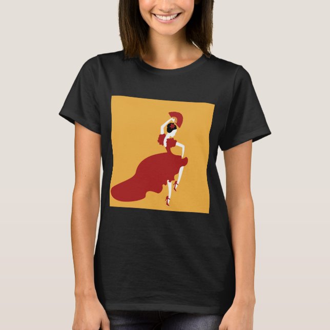 Flamenco Dancer T-Shirt (Front)