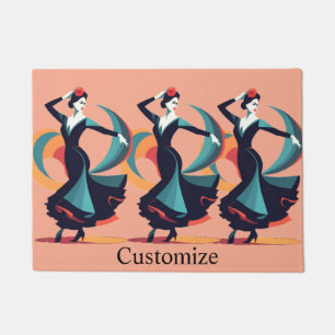 Flamenco Dancer Thunder_Cove Doormat