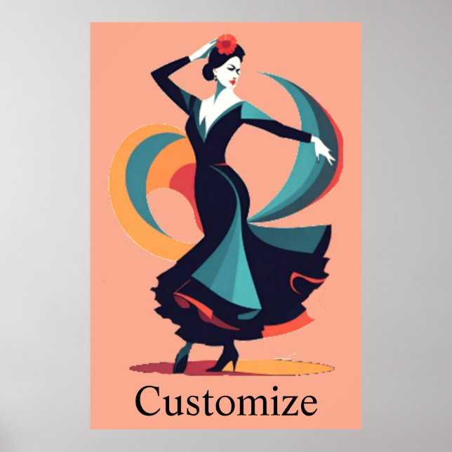 Flamenco Dancer Thunder_Cove Poster (Front)