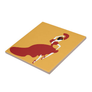 Flamenco Dancer Tile