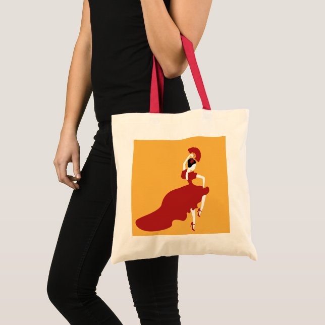 Flamenco Dancer Tote Bag (Front (Product))