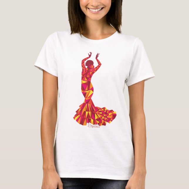 Flamenco Dancer Travel Graphic Tee (Front)