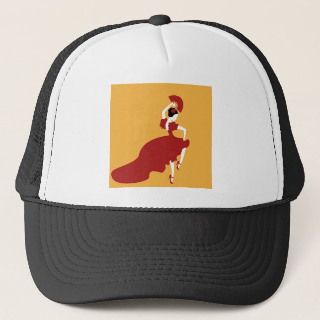 Flamenco Dancer Trucker Hat (Front)