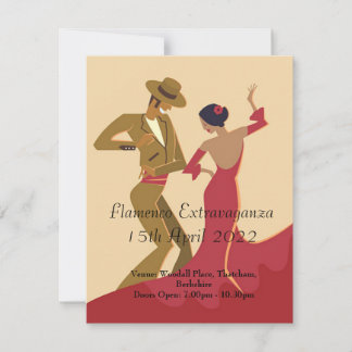 Flamenco Dancers Red Dress