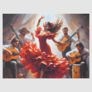 Flamenco Dancing Ephemera Furniture Decoupage Tissue Paper