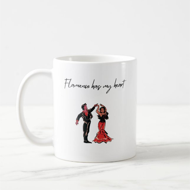 Flamenco Has My Heart Coffee Mug (Left)
