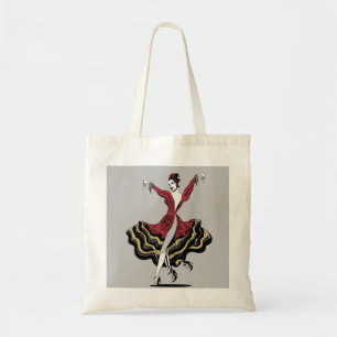  Flamenco Inspired Tote Bag, Passion in the Dance, Bag