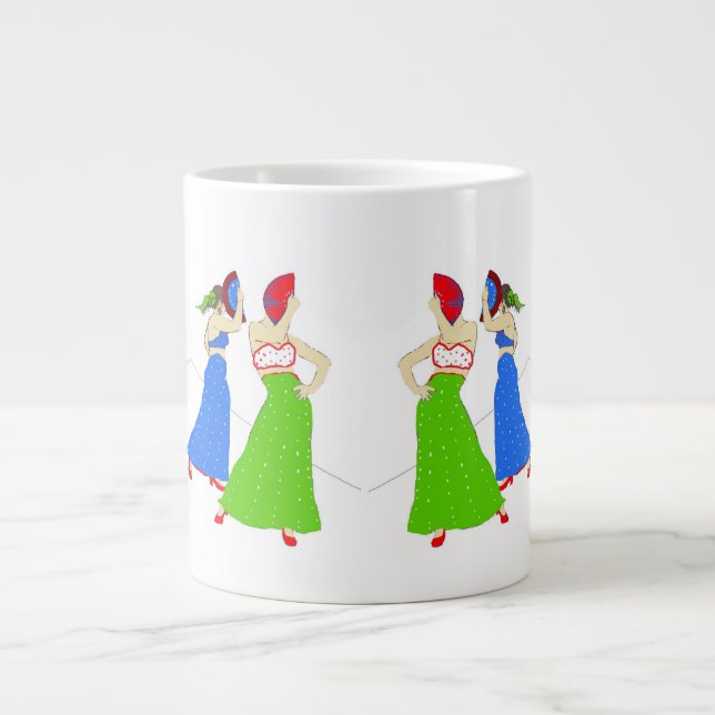 Flamenco Large Coffee Mug (Front)
