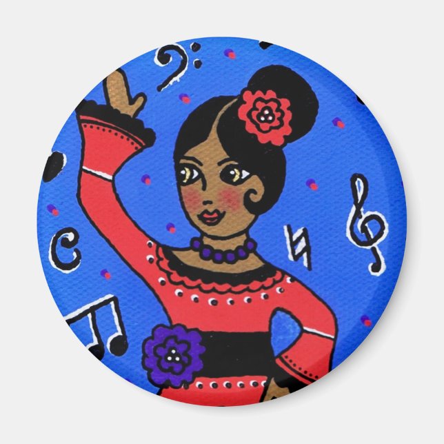 Flamenco Magnet (Front)