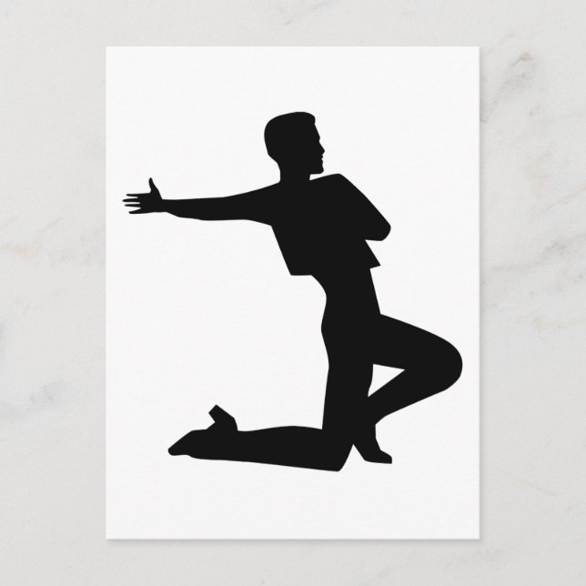 Flamenco man postcard (Front)