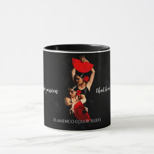 Flamenco Passion Dancers Oil Painting Mug