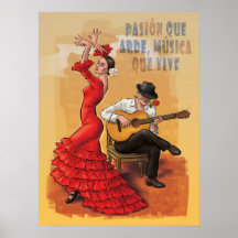 Flamenco Passion – Spanish Art Poster