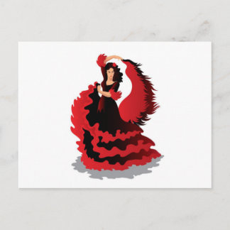 Flamenco Postcard