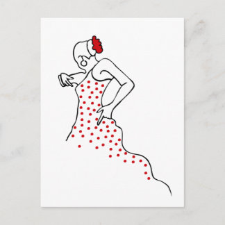 Flamenco Postcard