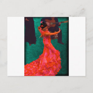 Flamenco Postcard