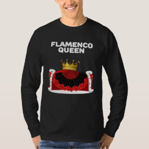 Flamenco Queen Girls Flamenco Womens Flamenco T-Shirt