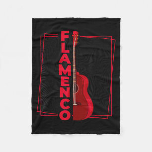 Flamenco _ Spanish Dance Guitar _ Spain Flamenco  Fleece Blanket