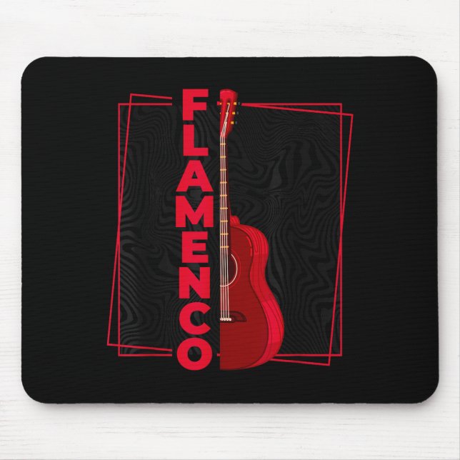 Flamenco _ Spanish Dance Guitar _ Spain Flamenco  Mouse Mat (Front)