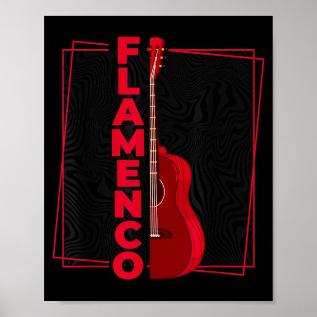 Flamenco _ Spanish Dance Guitar _ Spain Flamenco  Poster (Front)