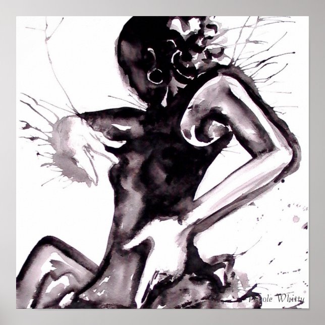 Flamenco Splash Canvas - Customised Poster (Front)