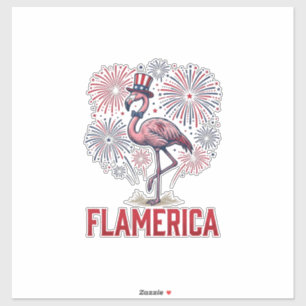 Flamerica Flamingo Patriotic Vintage Shirt Design_