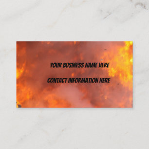 Flames Business Card