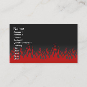 Flames Business Card