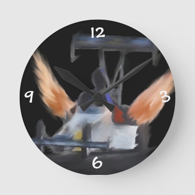 Flames clock (Front)