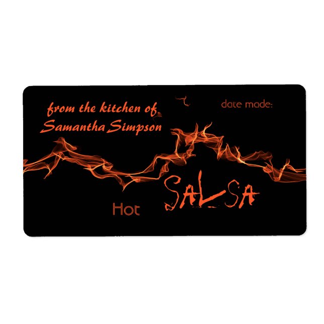 Flames Custom Canning (Front)