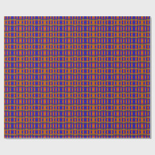 Flames in the Abstract over the Stripes Colours Wrapping Paper