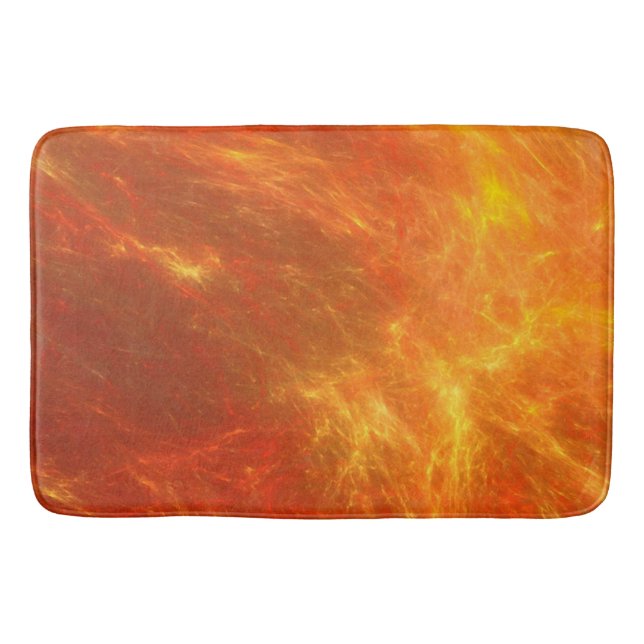 Flames Leap As Raging Fire Burns Out Of Control Bath Mat (Front)