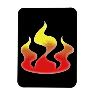 Flames Magnet