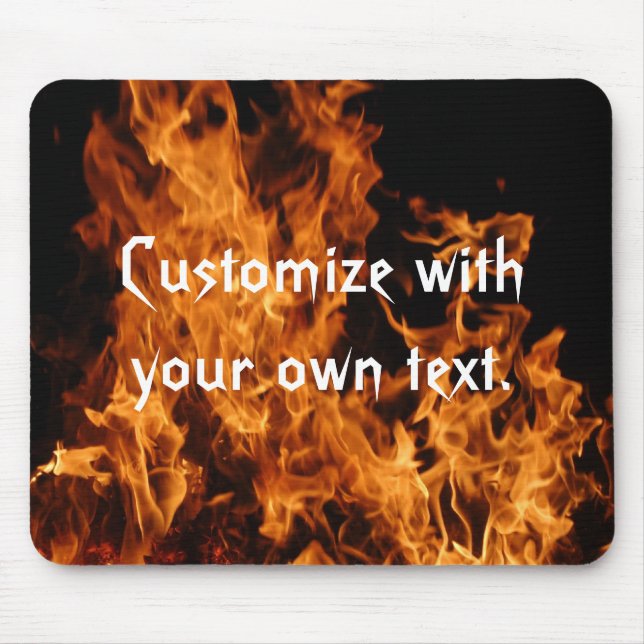 Flames Mousepad (Front)