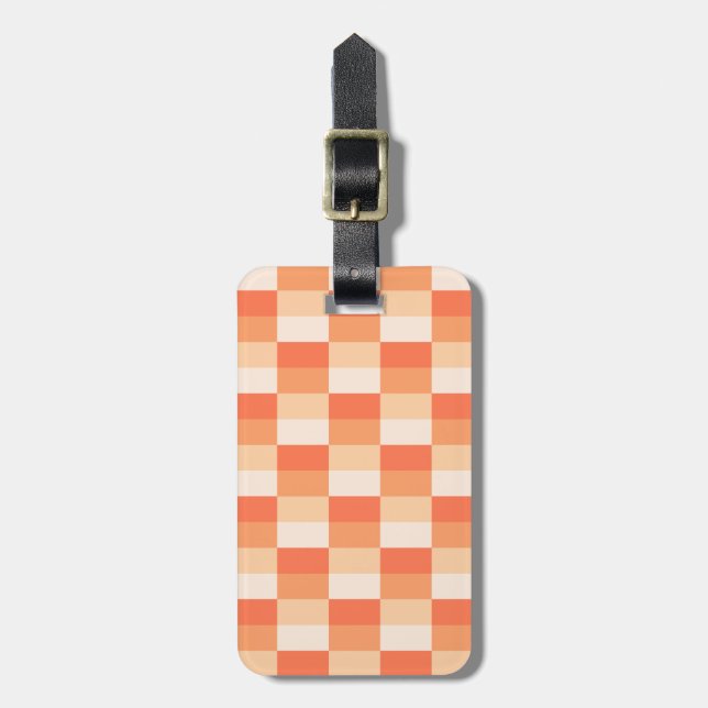Flames of a Candle Colour Combination Luggage Tag (Front Vertical)