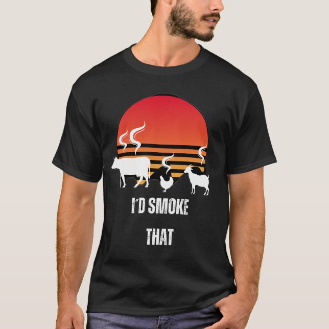 Flames of BBQ: Sensory Designs T-Shirt (Front)