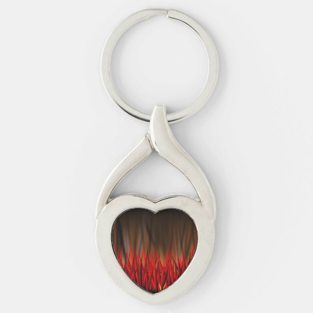 FLAMES OF FIRE KEY RING (Front)