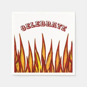Flames of Fire Napkin