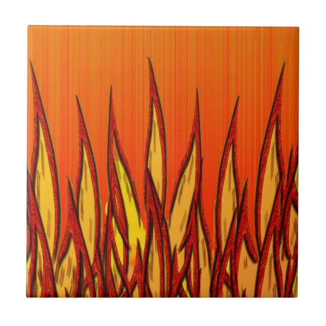 Flames of Fire Tile (Front)