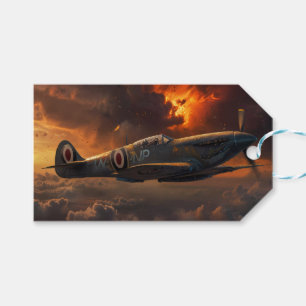 Flames of the Sky: A Spitfire's Ascent Gift Tags