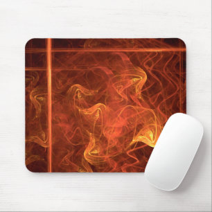 Flames Over Black Mouse Mat