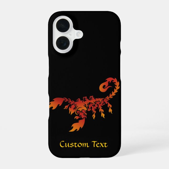 Flames Scorpion Case-Mate iPhone Case (Back)