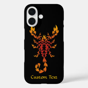 Flames Scorpion iPhone 16 Case