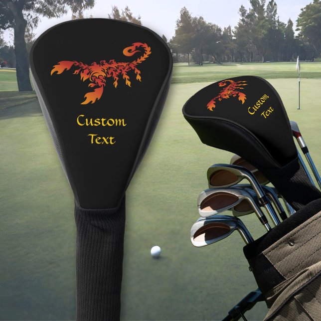 Flames Scorpion Golf Head Cover (Creator Uploaded)