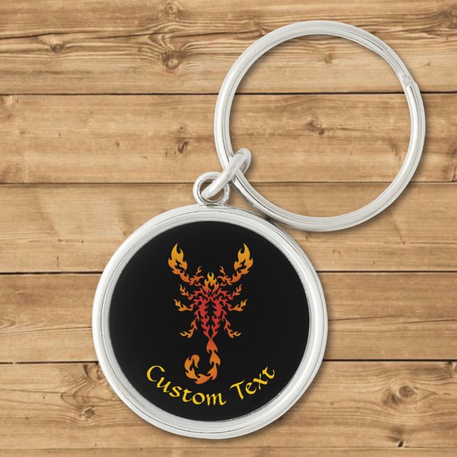 Flames Scorpion Key Ring (Creator Uploaded)