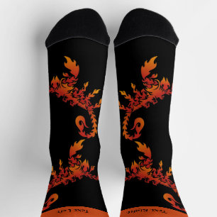 Flames Scorpion Socks
