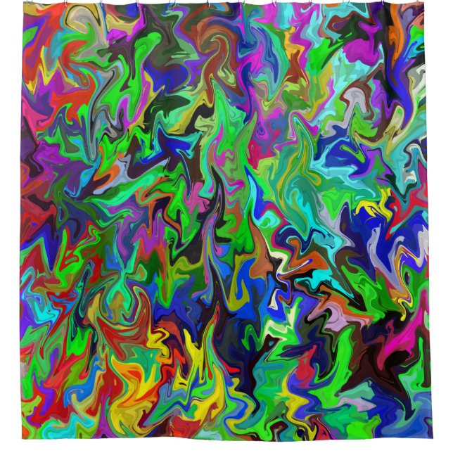 Flames.... Shower Curtain (Front)