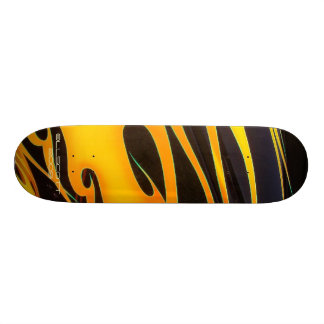 Flames Skateboard Design