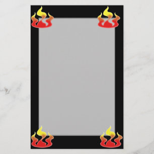 Flames Stationery